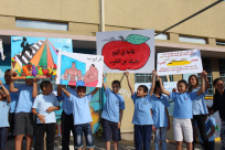 فعاليات "نمط حياة صحي" في مدرسة الزهراء الابتدائية بيافا 